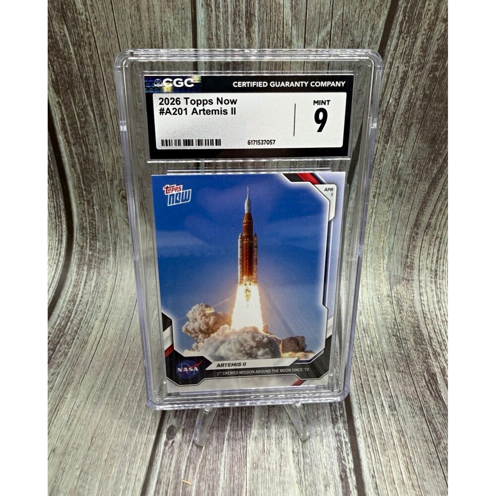 Topps 2026 Topps Now NASA Artemis II #A201 Non-Sport Trading Card CGC